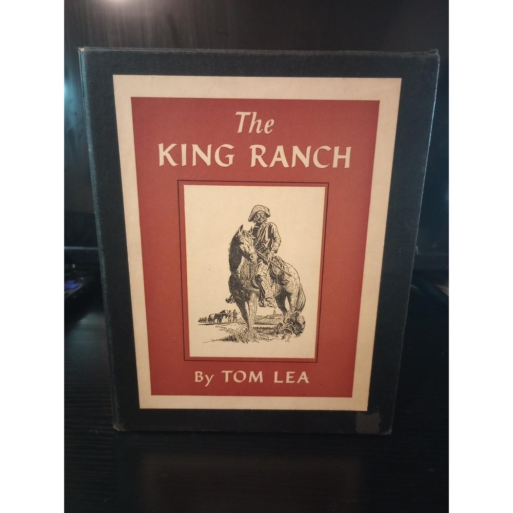 1957 The King Ranch Tom Lea 1st Edition 2 Vol Hardcover Set Original Slipcase